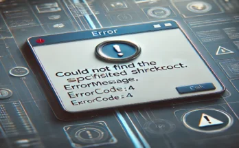 Errordomain=Nscocoaerrordomain&Errormessage=Could Not Find the Specified Shortcut.&Errorcode=4