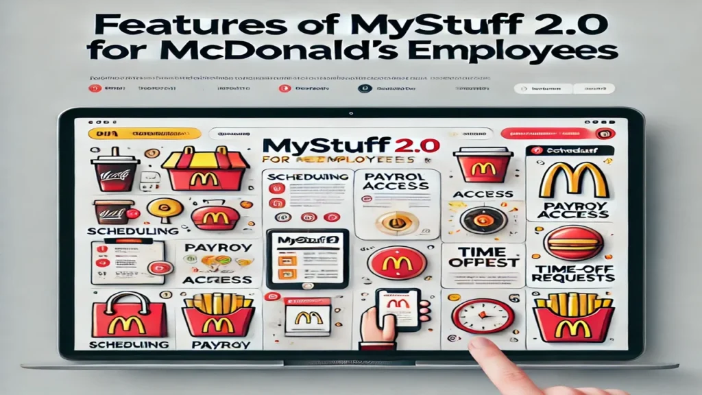 Features of MyStuff 2.0 for McDonald's Employees