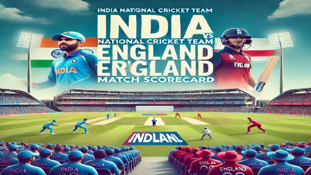 India National Cricket Team vs England Cricket Team Match Scorecard