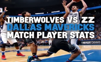 Timberwolves vs Dallas Mavericks Match Player Stats