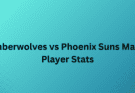 Timberwolves vs Phoenix Suns Match Player Stats