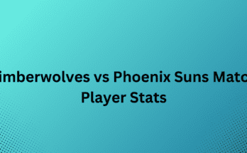 Timberwolves vs Phoenix Suns Match Player Stats